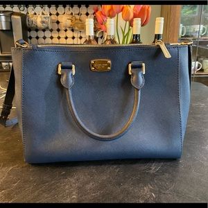 Michael Kors Navy Blue Medium Purse
